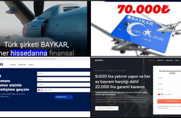 Baykar’dan Sahte Yatırım Fırsatları İçin Dolandırıcılık Uyarısı